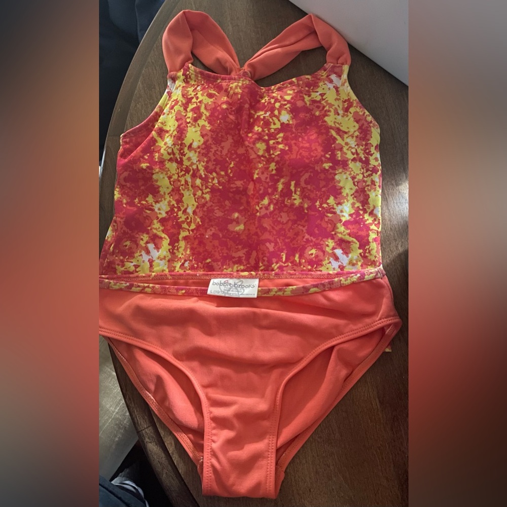 Girls 2-piece Tankini bathing suit size 10/12